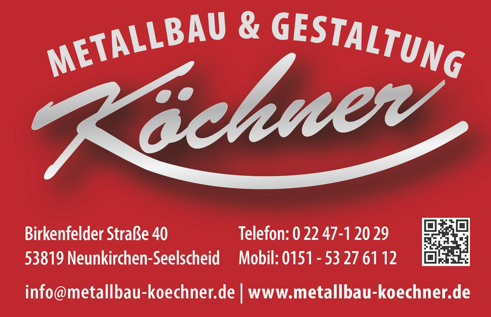Logo von Metallbau Köchner